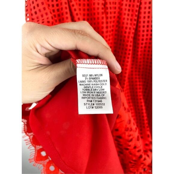 Jude Connally "Poppy"‎ Lace Sleeveless Fit and Flare Dress, Size XS - Picture 5 of 10